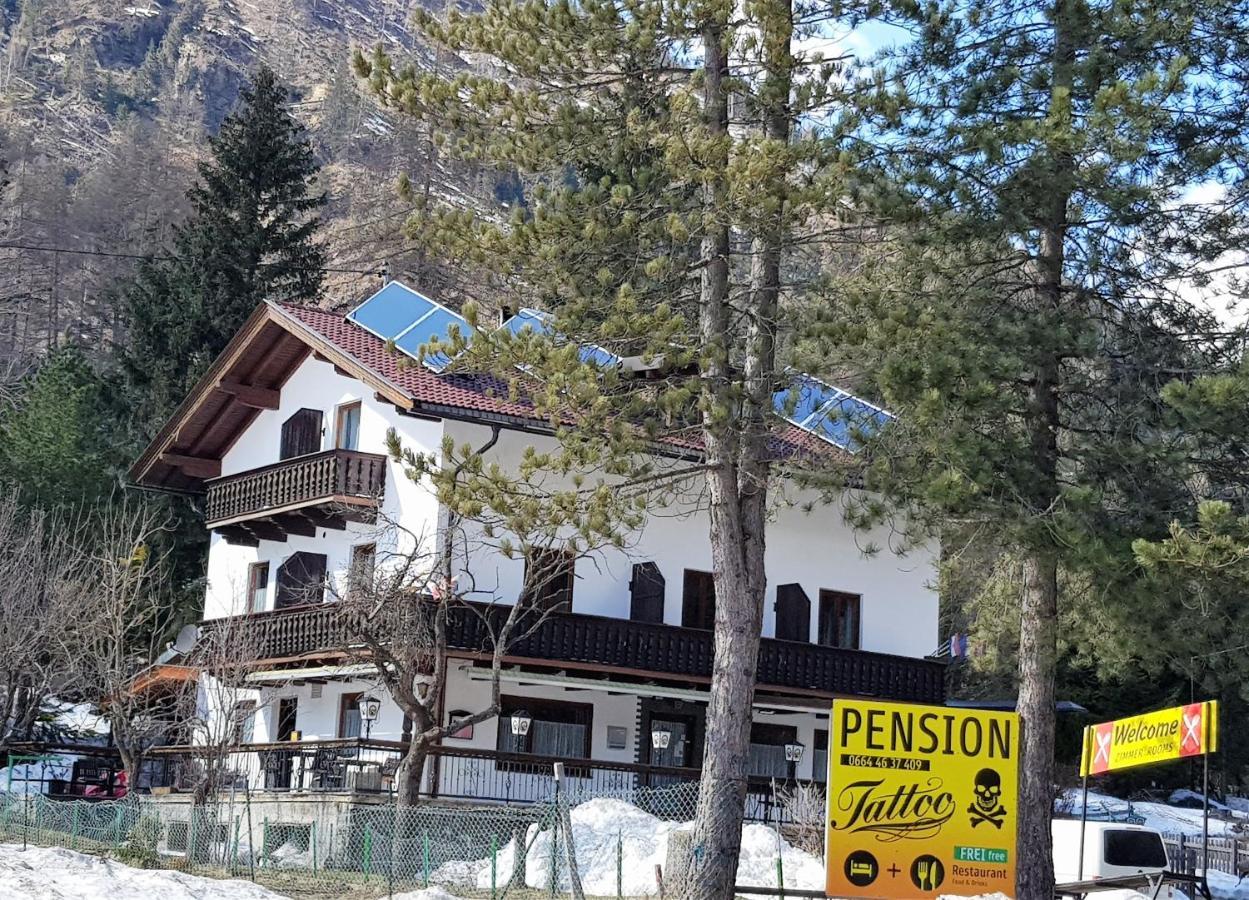Tattoo Pension Mit Restaurant Und Tattoo-Studio Mörtschach Buitenkant foto